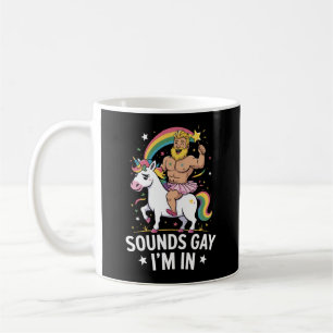 Mug Ça a l'air gay, j'entre