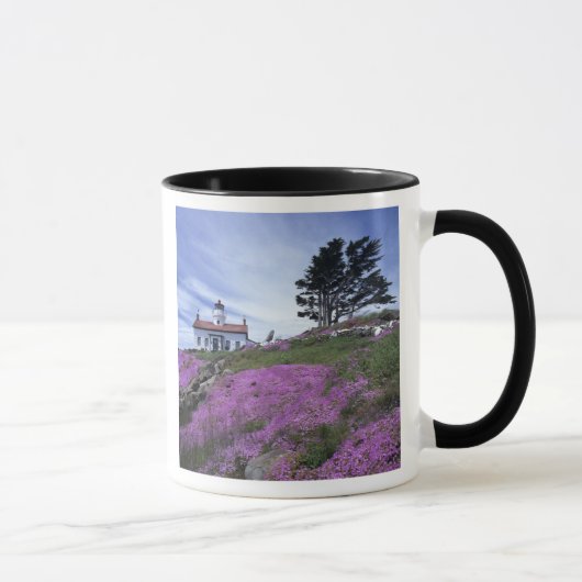 Mug CA, Crescent City, phare de Battery Point avec (Droite)