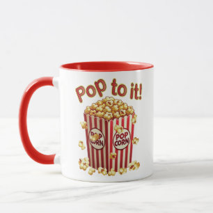 Mug Ça déborde de style - "Allez-y pop!"