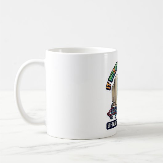 Mug Ça fonctionne sur ma machine - Programme d'ingénie (Gauche)