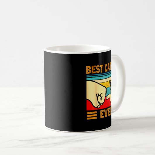 Mug Ca Men Cat Dad Ever Funny Cat Lover Gift  (Devant droit)