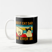 Mug Ca Men Cat Dad Ever Funny Cat Lover Gift  (Gauche)