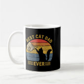 Mug Ca Men Cat Dad Ever Funny Cat Lover Gift  (Gauche)