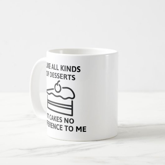 Mug Ça Ne Fait Aucune Différence Pour Moi (Devant gauche)