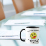 Mug Ça ne paie pas de rire au travail<br><div class="desc">Certains jours le bureau est une sitcom. D'autres jours, rire au mauvais moment peut vous obtenir ce regard du patron. Ce design "Certains jours, il n’est pas payant de rire au travail" est parfait pour tous ceux qui survivent à leur travail avec un sentiment d’humour (et peut-être un peu de...</div>