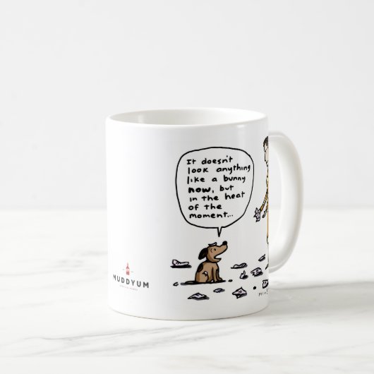 Mug Ça ne ressemble plus à un lapin... (Devant droit)