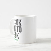 Mug Ça ne va pas être bien - Soin de sensibilisation à (Devant gauche)