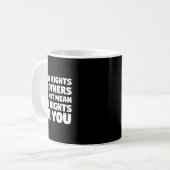 Mug Ça ne veut pas dire moins de droits pour vous prot (Devant gauche)