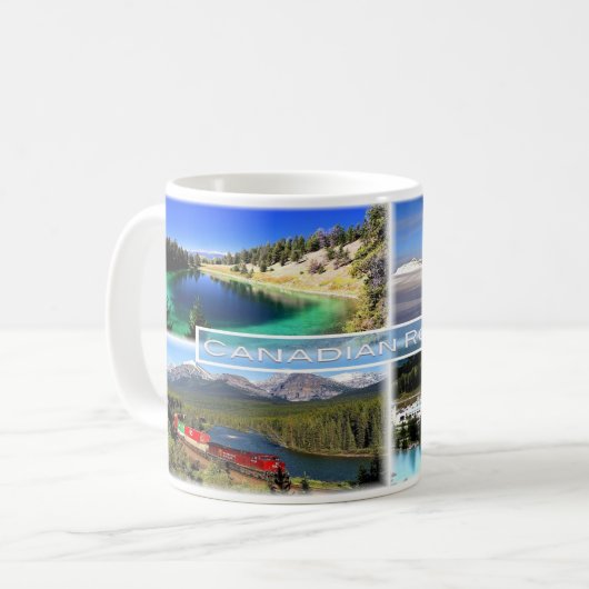 Mug CA Rocheuses canadiennes - Vallée des Cinq Lacs - (Devant gauche)