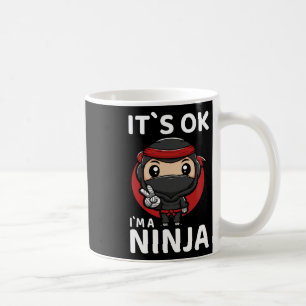 Mug Ca`s OK Je suis un Ninja I Karate de la jeunesse I