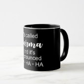 Mug Ça s'appelle Karma (Devant droit)