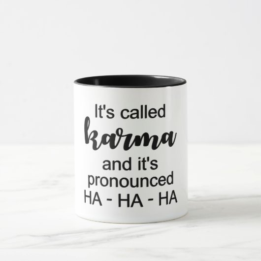 Mug Ça s'appelle Karma (Centre)