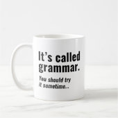 Mug Ça s'appelle la grammaire (Gauche)