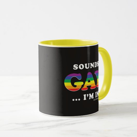 Mug Ça Semble Gay... Je suis dans (Devant droit)