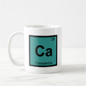 Mug Ca - Table périodique de chimie grecque Cassandra (Gauche)
