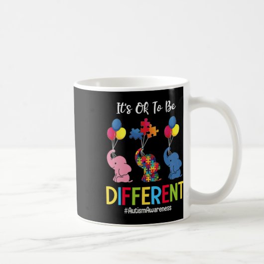 Mug Ça va d'être différent Sensibilisation sur l'autis (Droite)