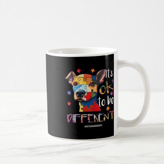 Mug Ça va être différent - Chien de Sensibilisation su (Droite)