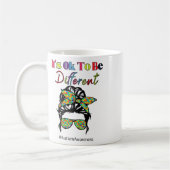 Mug Ça va être différent le mois de Sensibilisation su (Gauche)