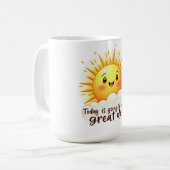 Mug Ça va être une super journée (Devant gauche)