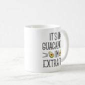 Mug Ça va Guacamole Je suis aussi extra (Devant droit)