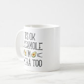 Mug Ça va Guacamole Je suis aussi extra (Devant gauche)