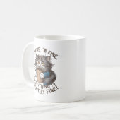 Mug "Ça va. Tout va bien." Frantic Cat (Devant gauche)