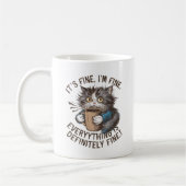 Mug "Ça va. Tout va bien." Frantic Cat (Gauche)