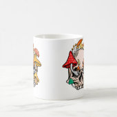 Mug Cabane Champignon Morel Crâne Style Chasseur (Centre)