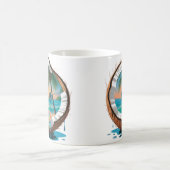 Mug Cabanon de la plage de noix de coco (Centre)