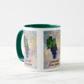 Mug Cabernet Sauvignon Vin Musique (Devant gauche)