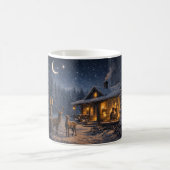 Mug Cabine d'amour de nuit d'hiver – Paisible (Centre)