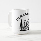 Mug Cabine de famille personnalisé (Devant gauche)