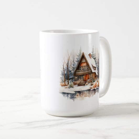 Mug Cabine de Noël (Devant droit)