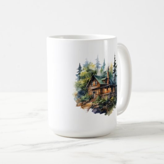 Mug Cabine de Noël (Devant droit)