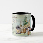 Mug Cabine de Noël Café Gnome Girl (Devant droit)