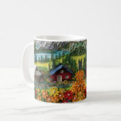 Mug cabine de pays imprimé à l'apparence 3D (Devant gauche)