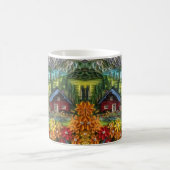 Mug cabine de pays imprimé à l'apparence 3D (Centre)