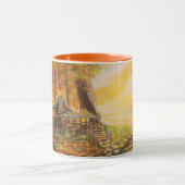 Mug Cabine isolée au lever du soleil (Centre)