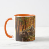 Mug Cabine isolée au lever du soleil (Gauche)