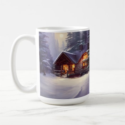 Mug Cabine Mystique Rustique De Journal Parmi Les Ever (Gauche)