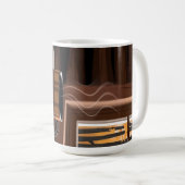 Mug Cabine Plaid Café Automne Forêt Rustique Accueil A (Devant droit)