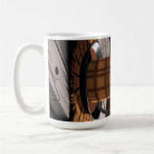 Mug Cabine Plaid Café Automne Forêt Rustique Accueil A (Gauche)