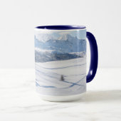 Mug Cabine Retraite Snowscape | Dolomites (Devant droit)