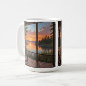 Mug Cabine Sur Le Lac (Devant gauche)
