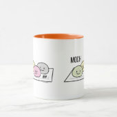 Mug Câble de riz à la crème glacée Cute Mochi Thé vert (Centre)