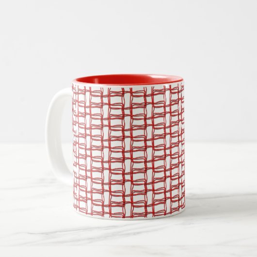 Mug - câblé en rouge (Devant gauche)