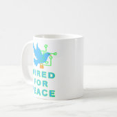 Mug Câblé pour la paix (Devant gauche)