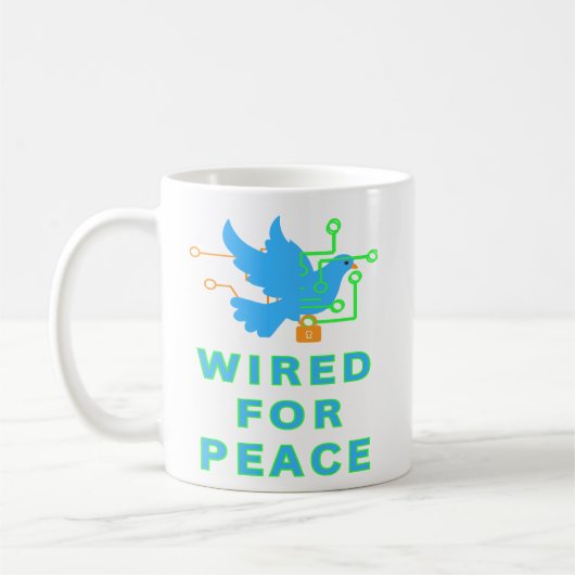 Mug Câblé pour la paix (Gauche)