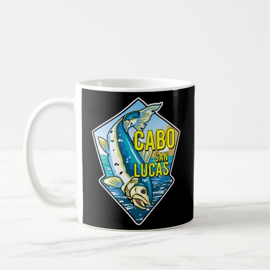 Mug Cabo San Lucas Jeu Pêche Mexique Basse Californie (Gauche)