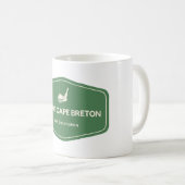 Mug Cabot Cap Breton Canada Destination Golf (Devant droit)